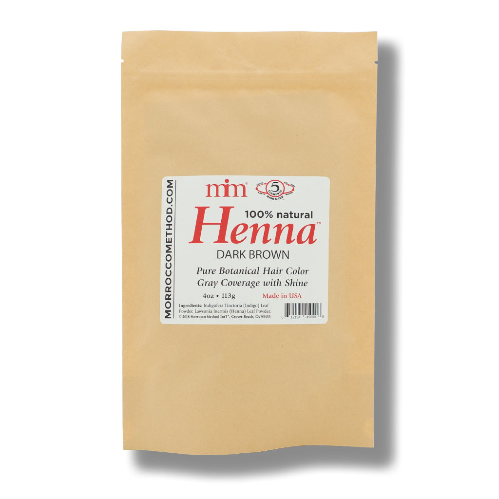 Henna Hair Dye - Dark Brown by Morrocco Method International