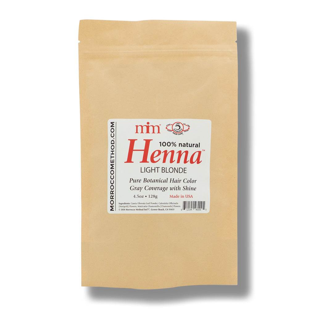 Henna Hair Dye - Light Blonde by Morrocco Method International