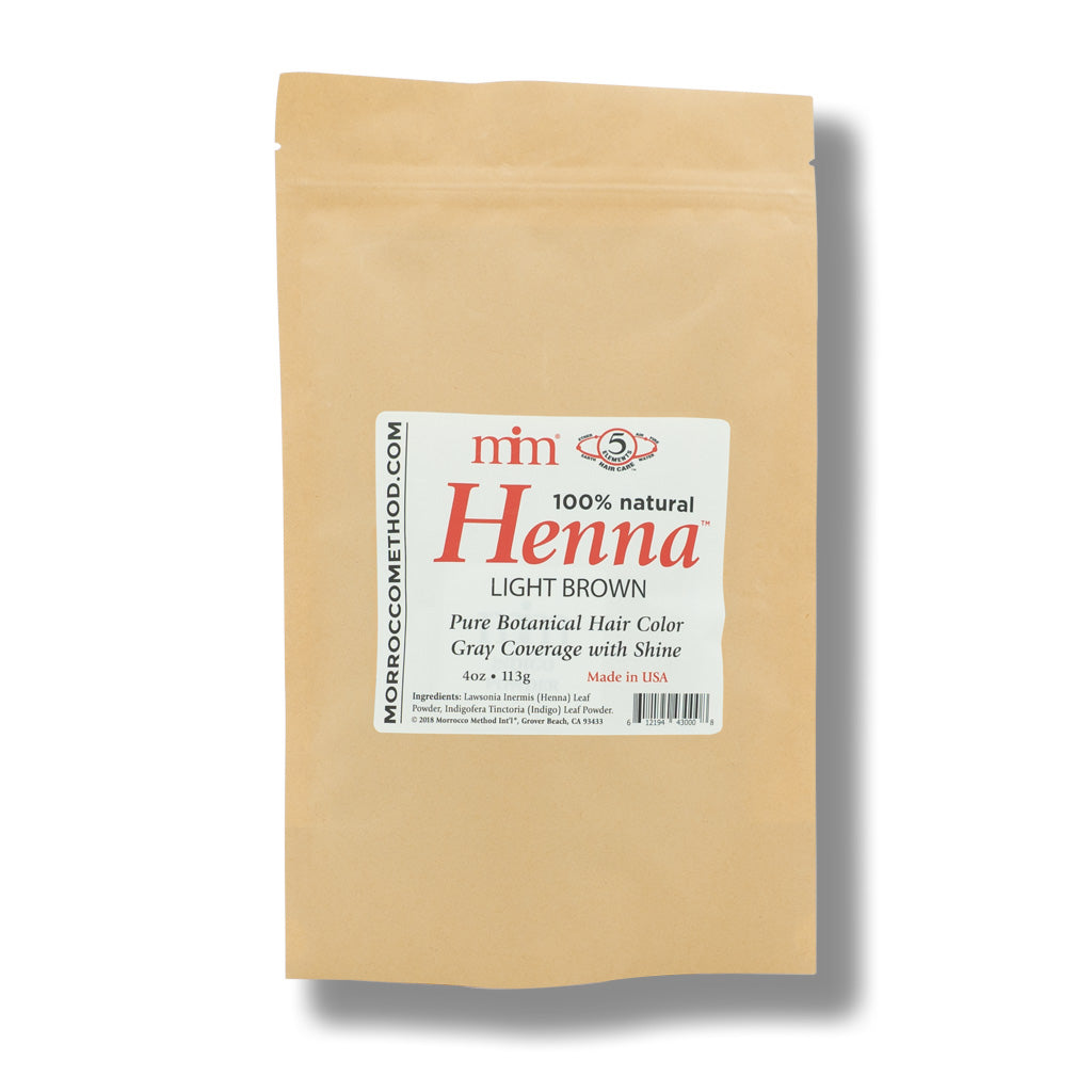 Henna Hair Dye - Light Brown by Morrocco Method International