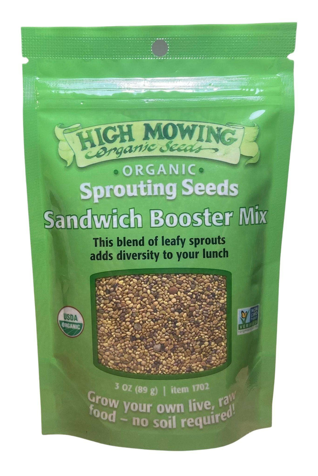 Sprouting Seeds, Organic, High Mowing by Country Life Natural Foods