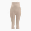 Women's high-waist capri shapewear with push-up and anti-cellulite control