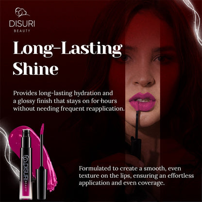 DISURI Beauty Glossy Blast Lip Gloss - Real Love (M42)