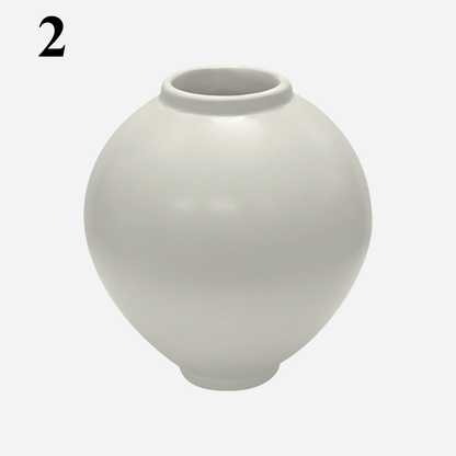 House of Dohwa Moon Jar Rice Bran Candle 320g 1ea