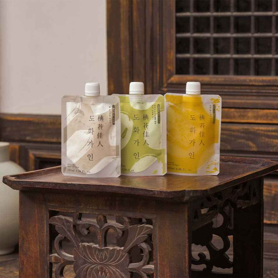 House of Dohwa Wash Off Mask Pack Set (Rice+Pumpkin+Mungbean)