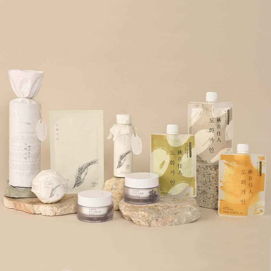 House of Dohwa Wash Off Mask Pack Set (Rice+Pumpkin+Mungbean)