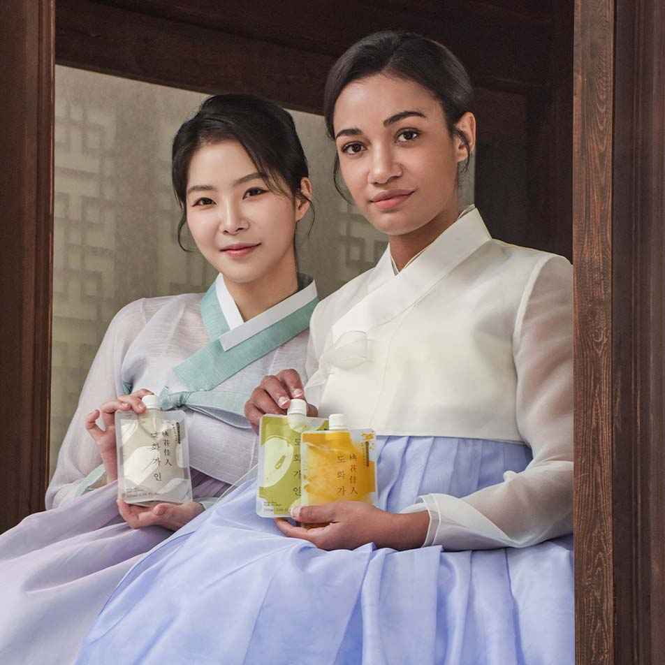 House of Dohwa Wash Off Mask Pack Set (Rice+Pumpkin+Mungbean)