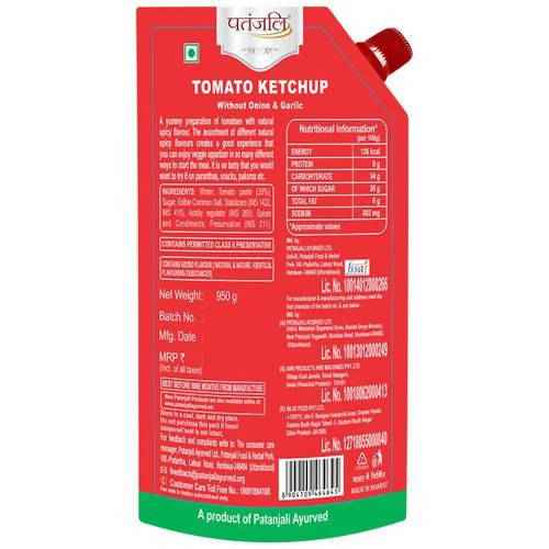 Patanjali Tomato Ketchup without Onion and Garlic