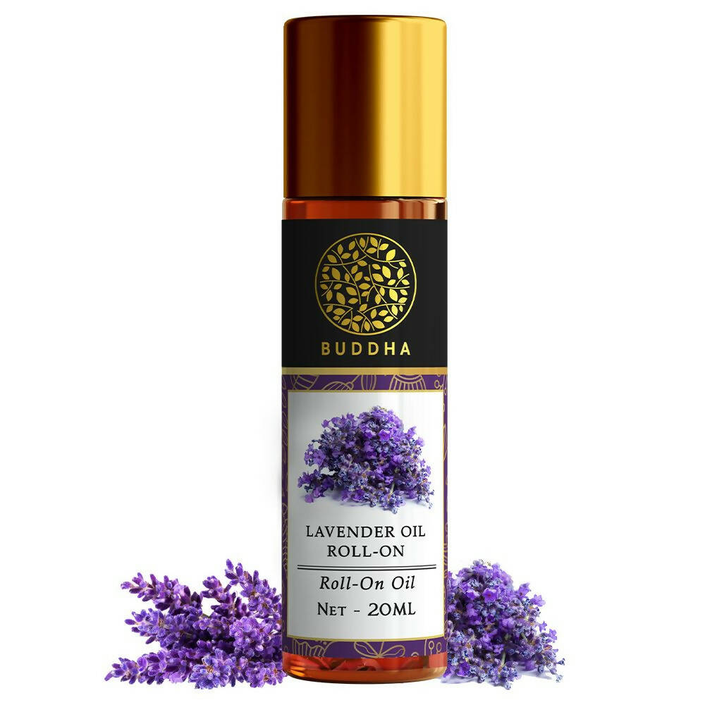 Buddha Natural Lavender Therapeutic Roll-On - For Stress Relief, Headaches, &amp; Insomnia Deodorant Roll-on