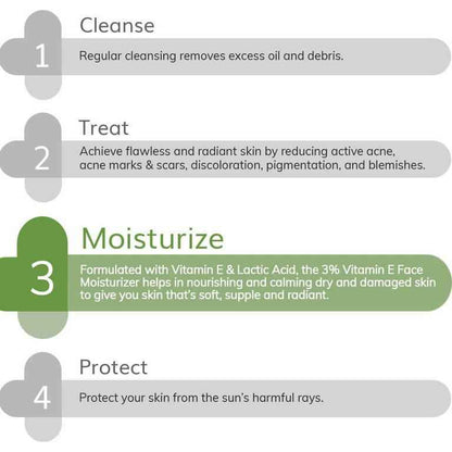 The Derma Co 3% Vitamin E Face Moisturizer For Dry &amp; Flaky Skin