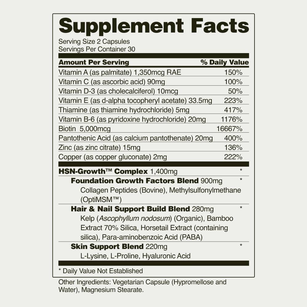 Hair, Skin &amp; Nails by Snap Supplements