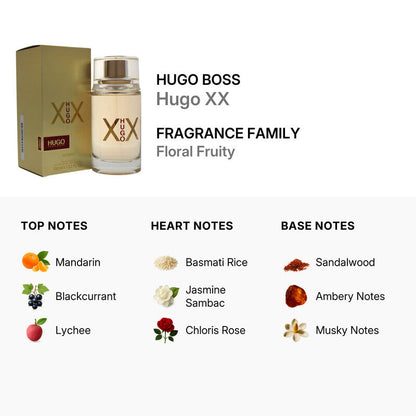 Hugo Boss Hugo XX Eau de Toilette Fragrance for Women (3.4oz)  DestGlow
