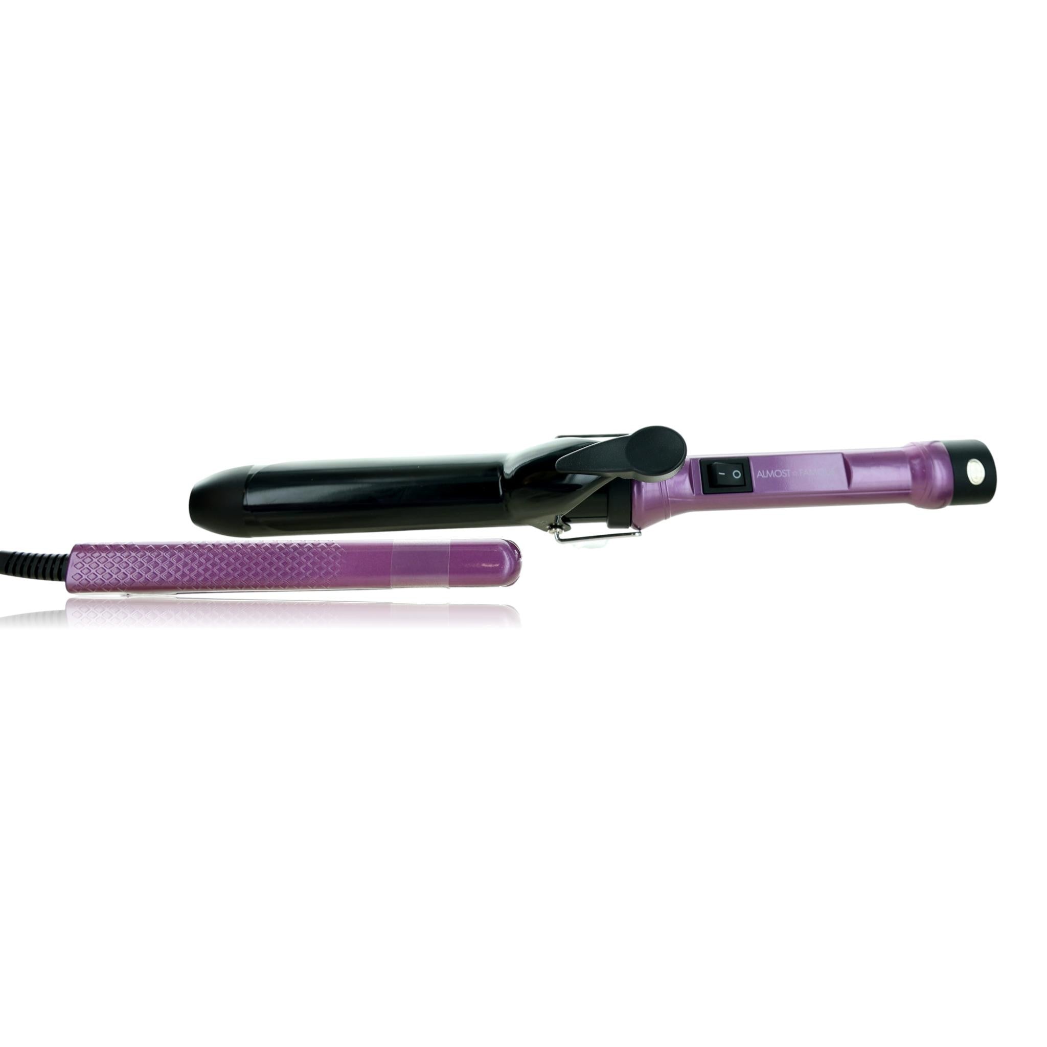 Beach Wave Babe, 2-Piece Set With Curling Wand &amp; Mini To-Go - Tyrian Purple by Avera Group
