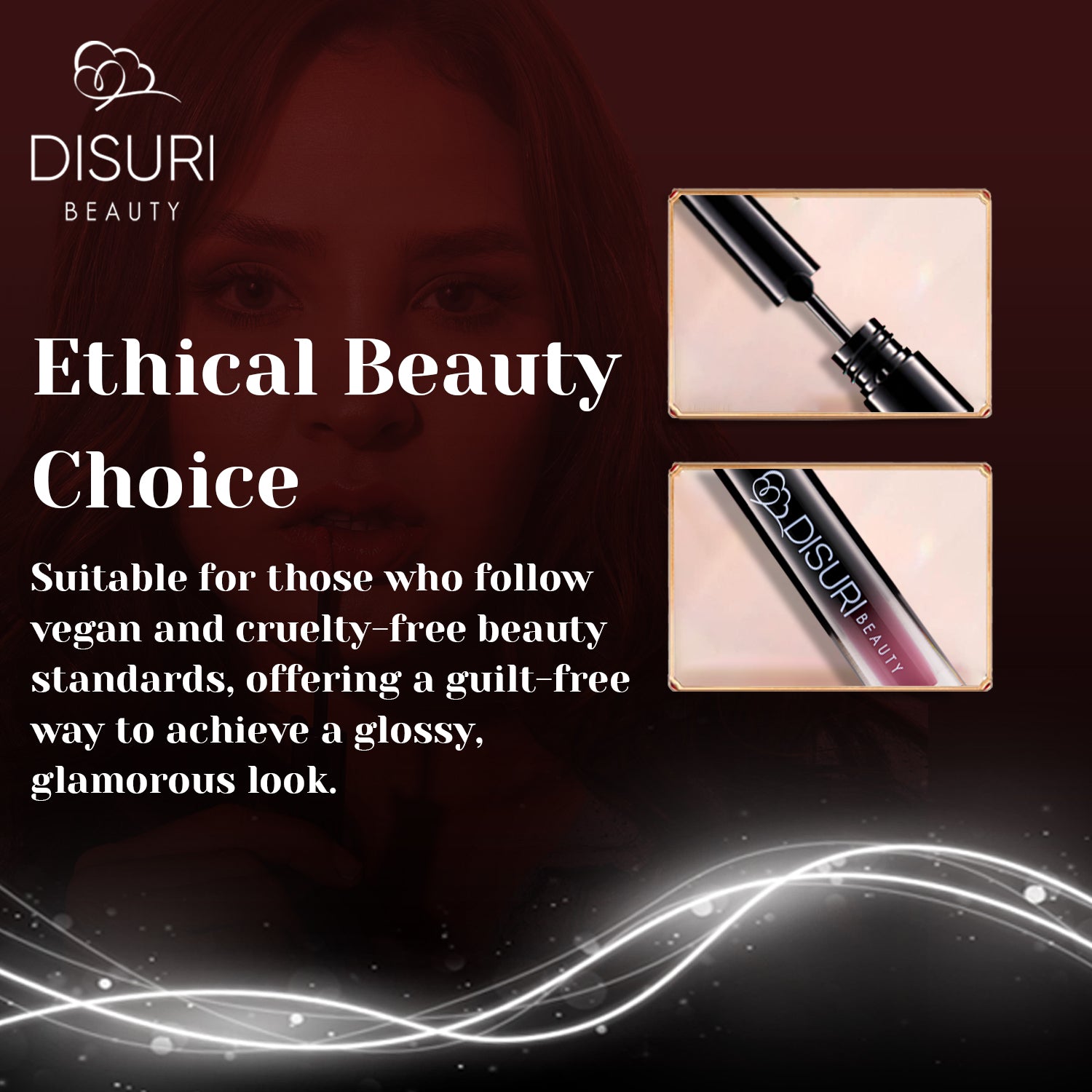 DISURI Beauty Glossy Blast Lip Gloss - Kiss Me (M63)