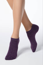 Cotton Ankle Socks Conte Active - 085 Knitted Colorful Pixels 
