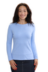 Long Sleeve Nylon Rib Fitted Top by Kosher Casual USA