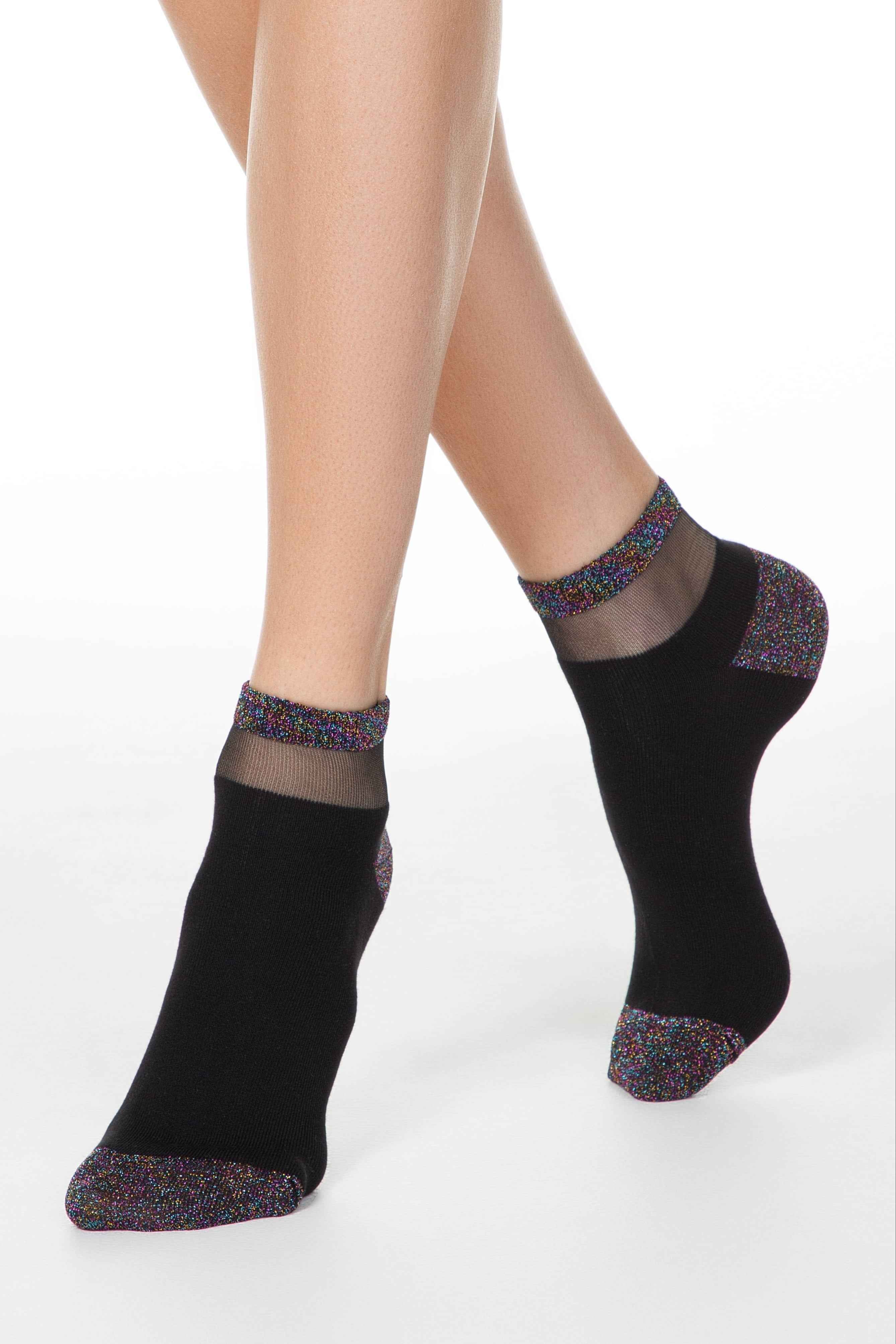 Cotton Ankle Socks Conte Active - 207 with Lurex
