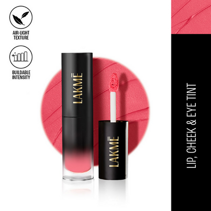 Lakme Xtraordin-Airy One-And-Done Lip, Eye &amp; Cheek Tint - Bubblegum Blush