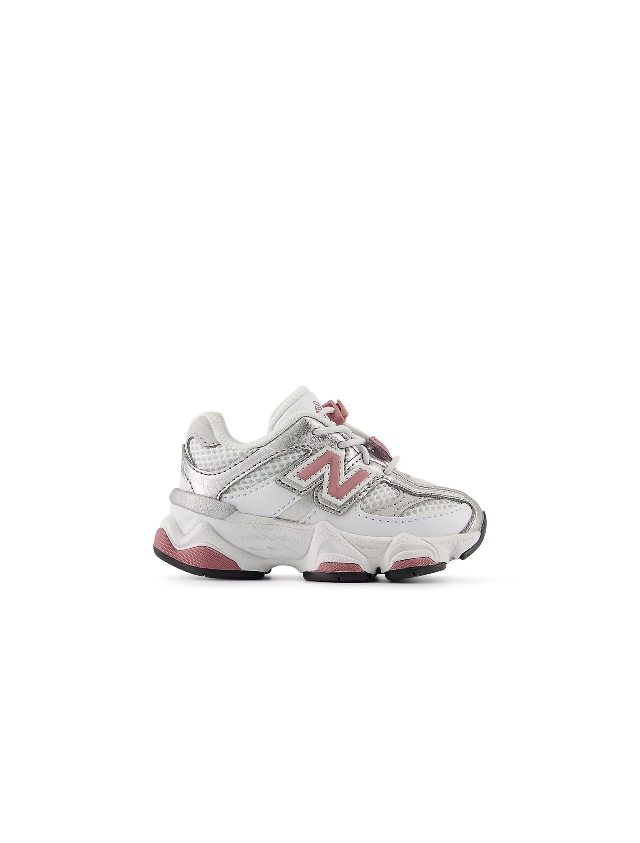 New Balance (TD) 9060 Bungee Shoes - White/Rosewood by Denim Exchange