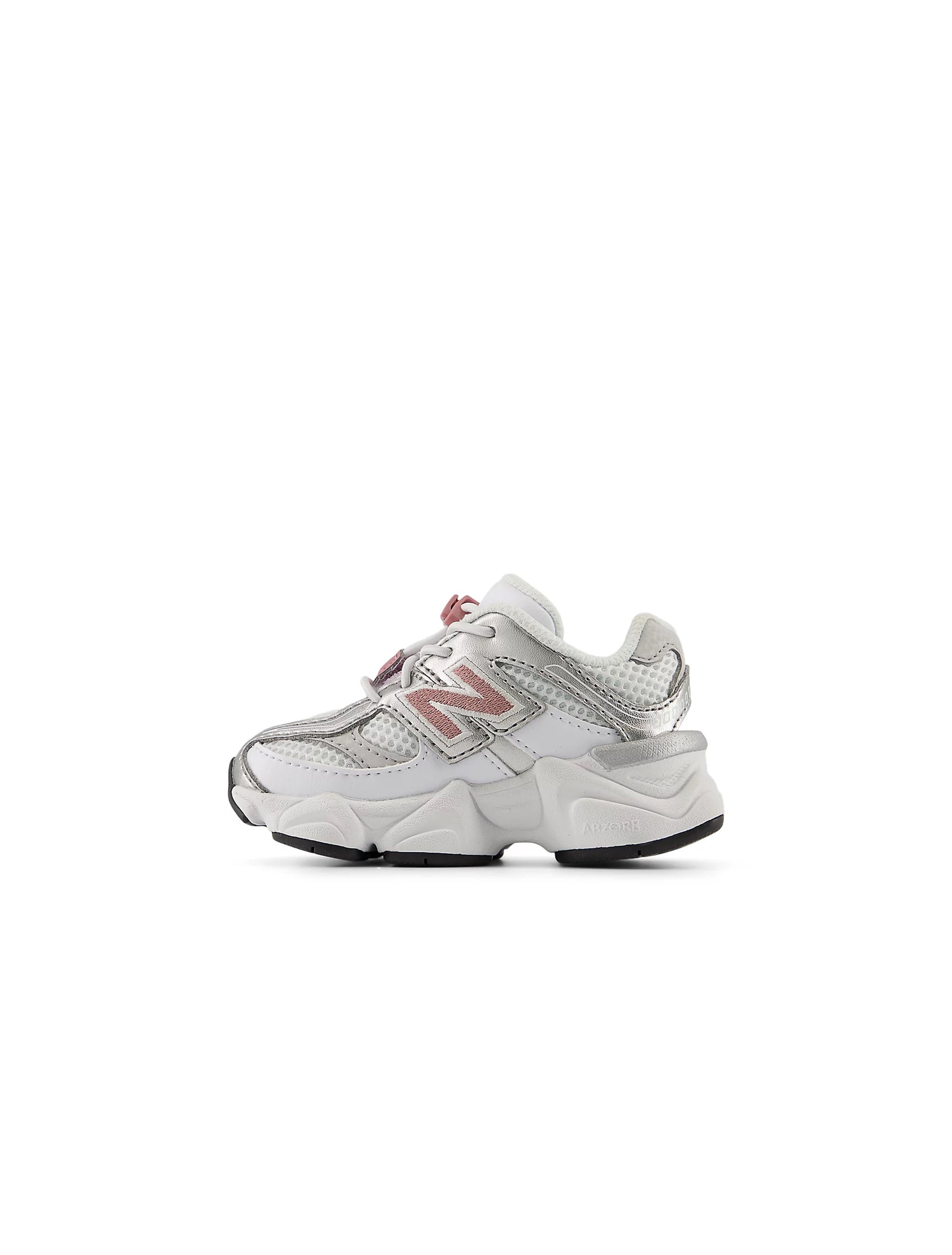 New Balance (TD) 9060 Bungee Shoes - White/Rosewood by Denim Exchange