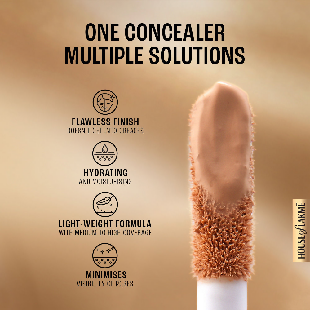 Lakme 9 To 5 Powerplay Priming Concealer Built In Primer - 20 Nude