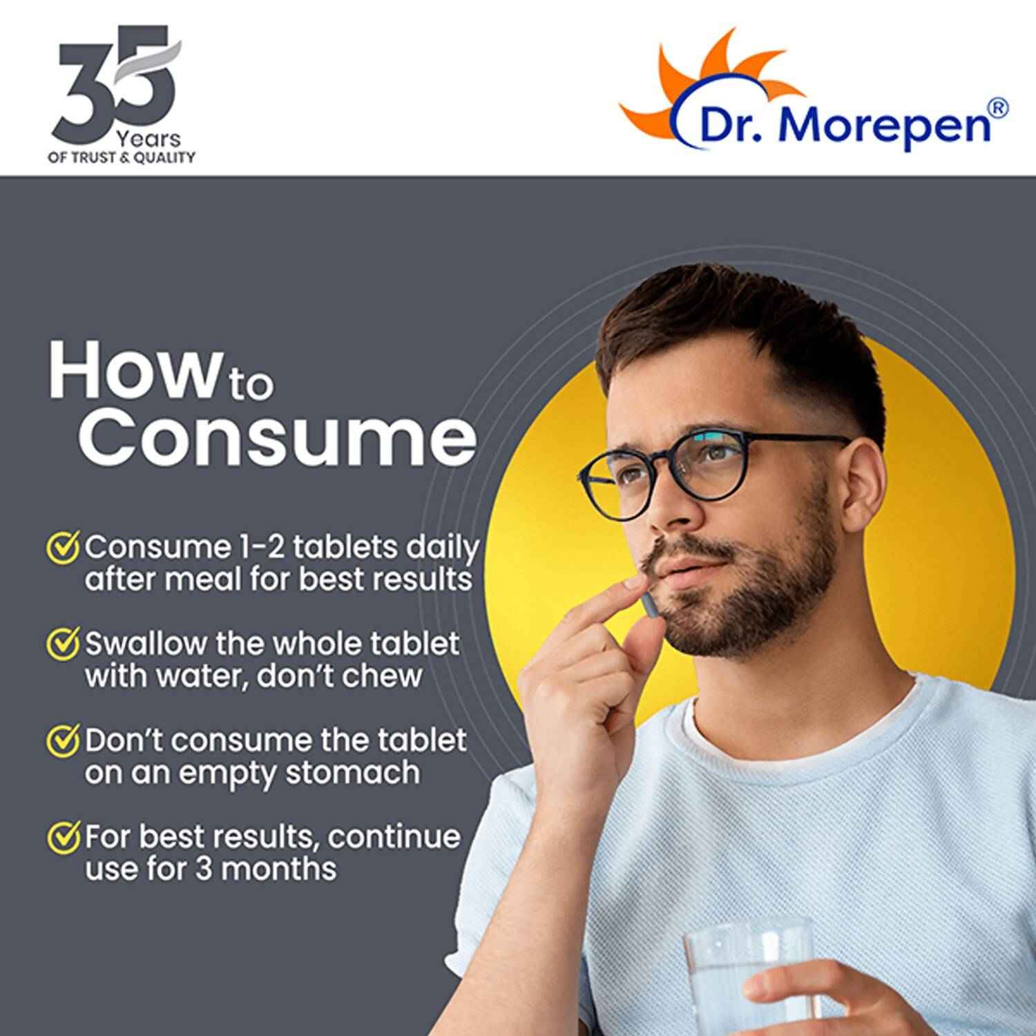 Dr. Morepen Natural &amp; Pure SJ Resin and Testo Boost Tablets Combo