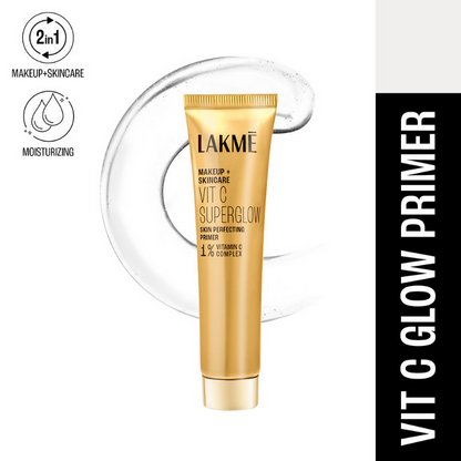 Lakme Vitamin C Superglow Skin Perfecting Primer with 1 % Vit C