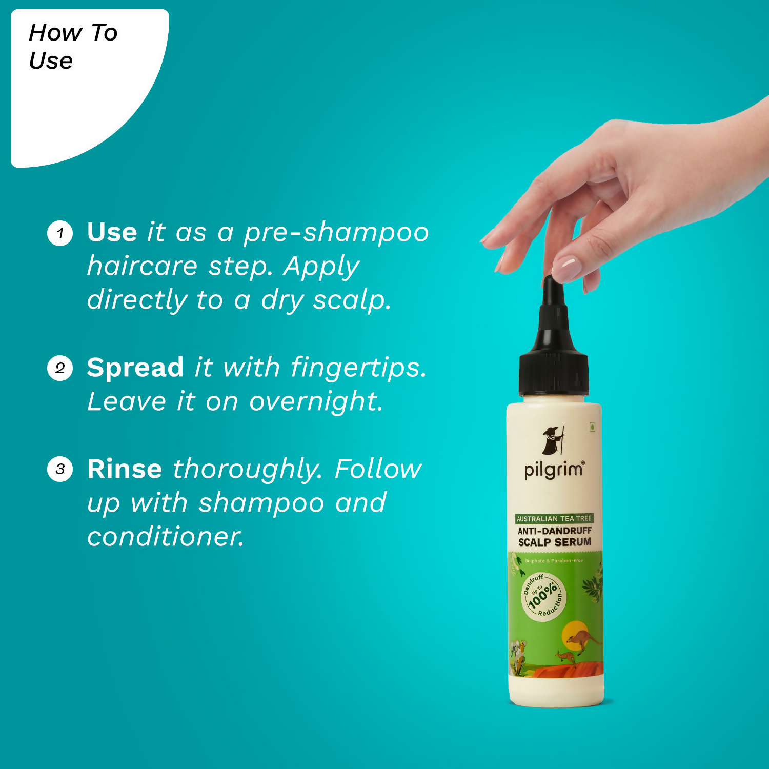 Pilgrim Australian Tea Tree Anti-Dandruff Scalp Serum