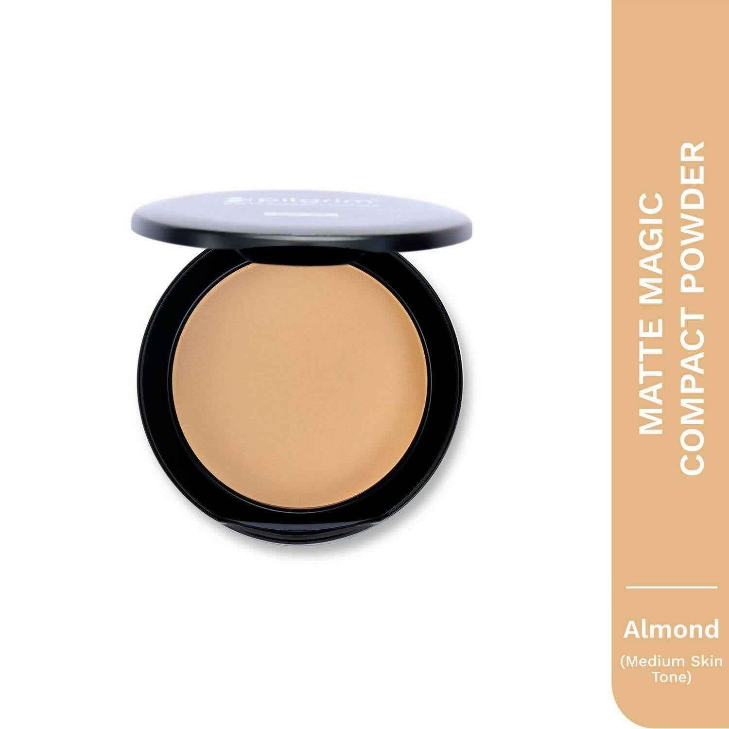 Pilgrim Matte Finish Compact Powder With SPF 25 - Almond-20