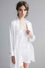 Classic Silk Robe - accessories