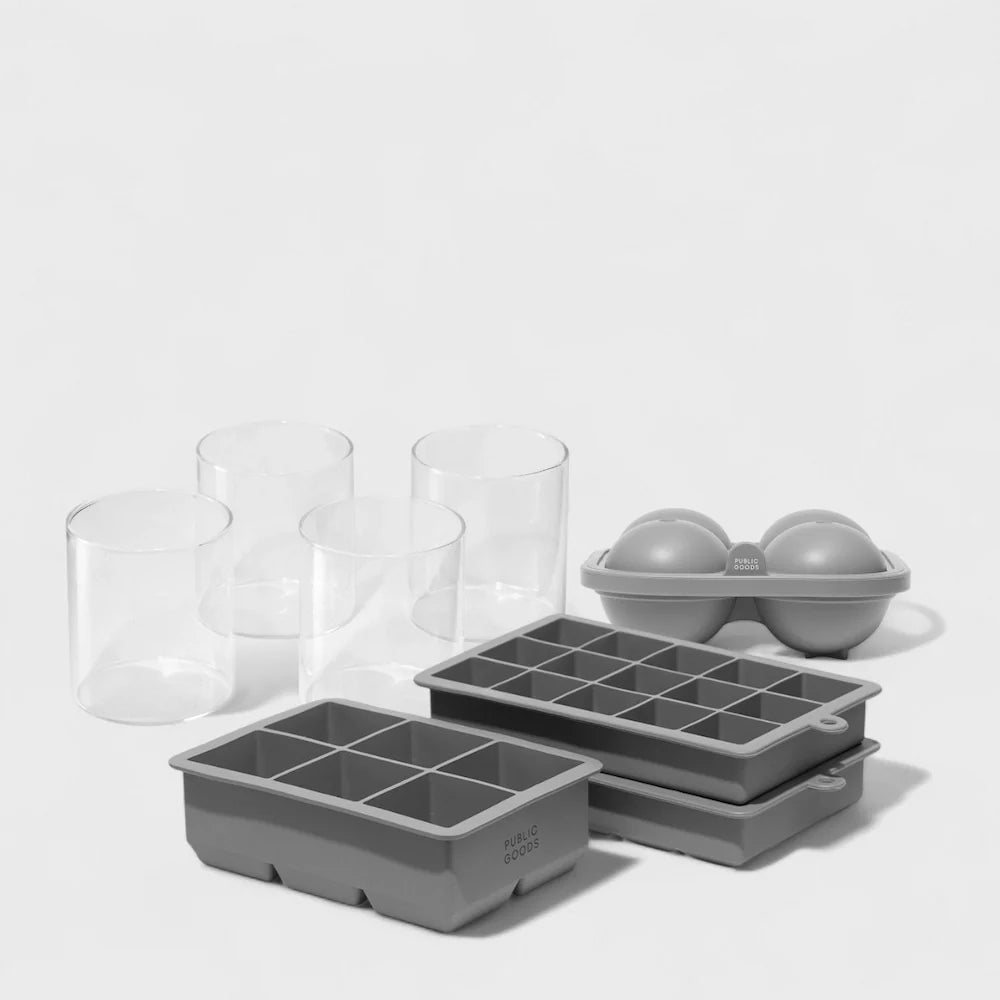 Ice Mold &amp; Glasses Set