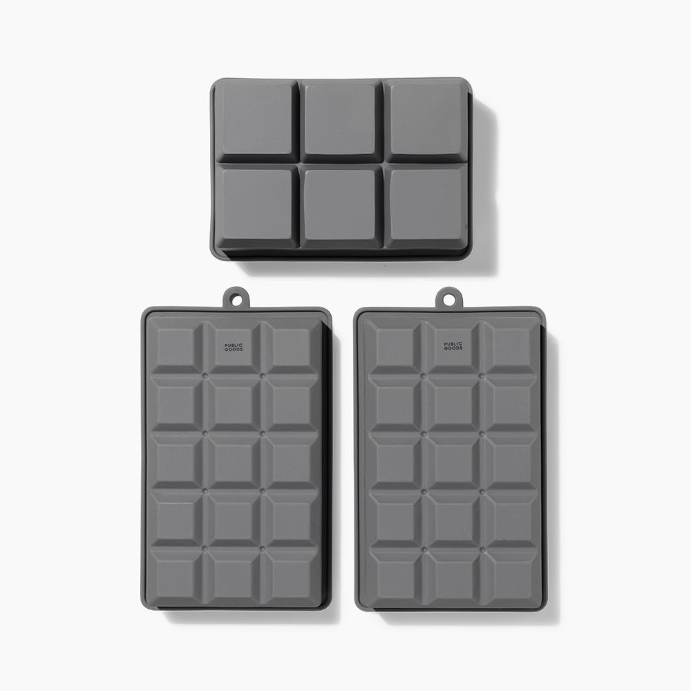 Silicone Ice Cube Trays &amp; Sphere Mold Set