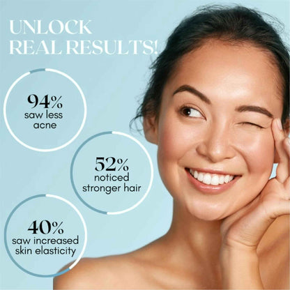 Wellbeing Nutrition Glow Korean Marine Collagen Peptides Tropical Bliss Flavor &amp; Unflavored Combo