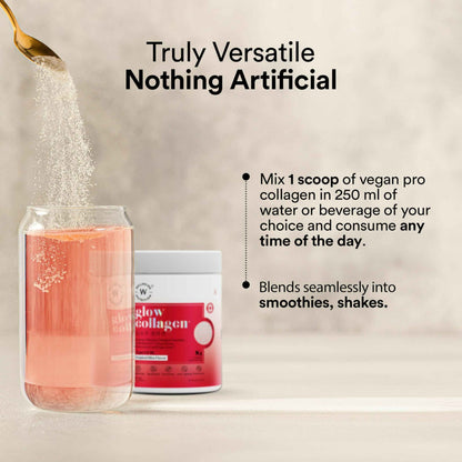 Wellbeing Nutrition Glow Korean Marine Collagen Peptides &amp; Organic Apple Cider Vinegar with 2X Mother Combo