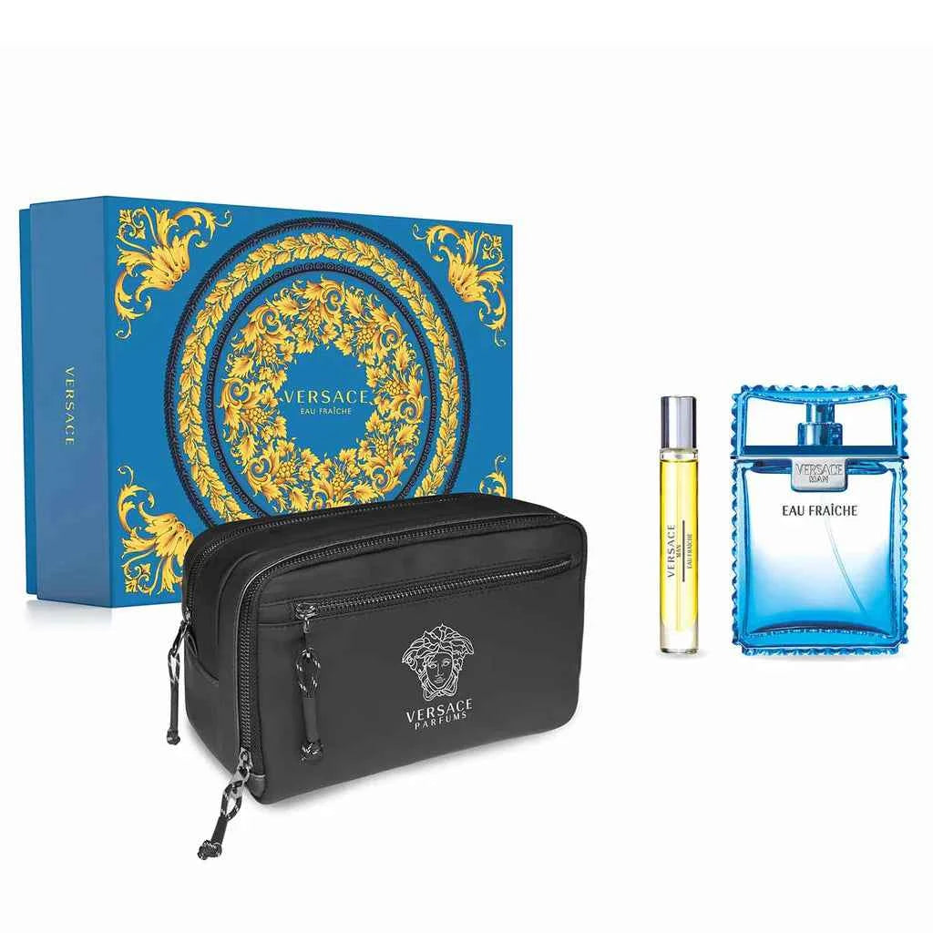 VERSACE EAU FRAICHE EDT GIFT SET MEN