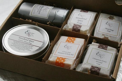 Just for Him Gift Set - Natural Bath & Body Gift Basket for Men