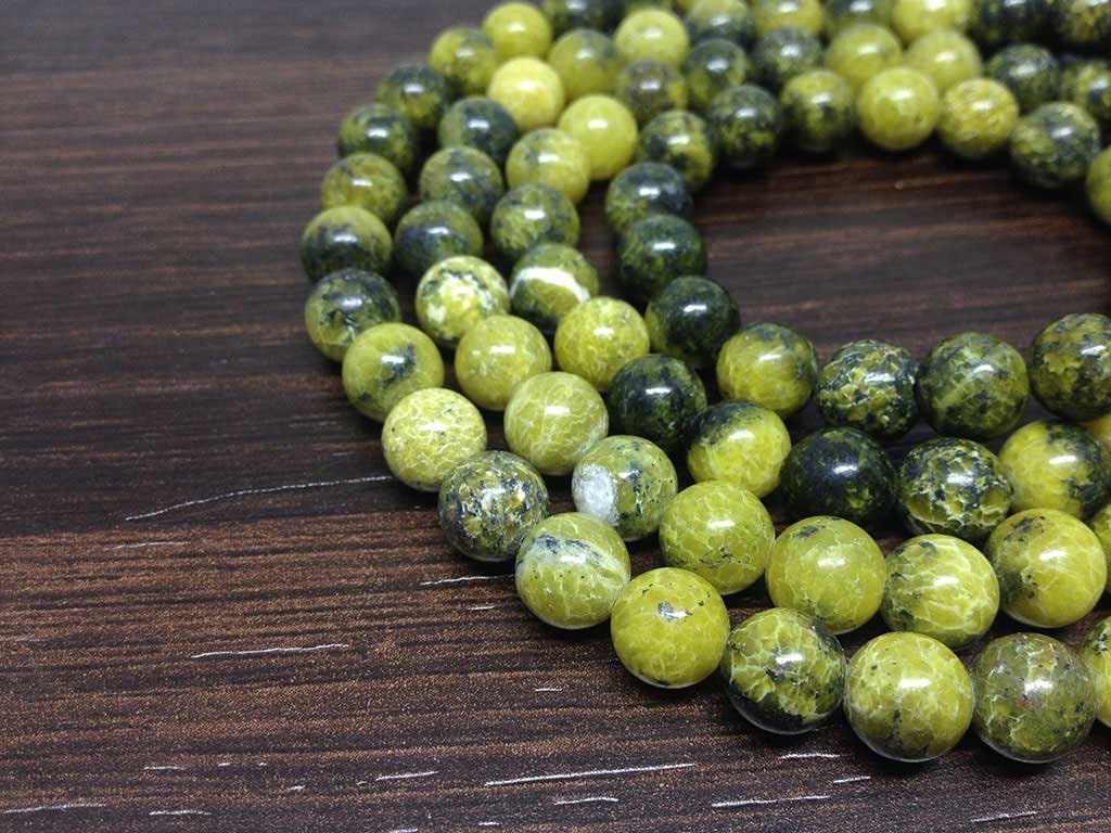 One (1) Natural 8mm Serpentine Mala With 108 Prayer Beads Perfect For Mediation Tibetan mala Jap mala Prayer Mala Necklace ~ JP538  DestGlow