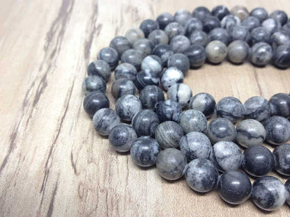 Picasso Jasper Gemstone Mala, 108 Prayer Bead Mala.  DestGlow
