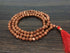 Red Sandstone Gemstone Mala, 108 Prayer Bead Mala.  DestGlow