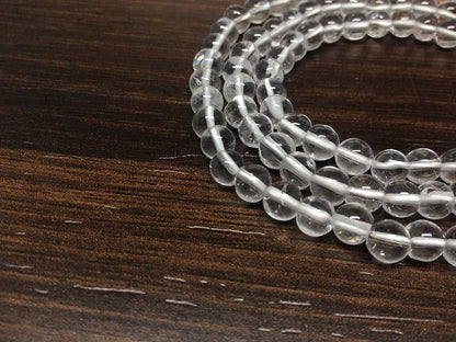 Natural Clear Quartz Mala - 108 Prayer Beads Perfect For Mediation  DestGlow