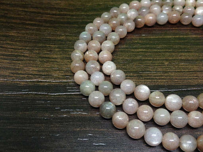 Sunstone Gemstone Mala, 108 Prayer Bead Mala.  DestGlow