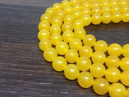 One (1) Natural 8mm Yellow Jade Mala With 108 Prayer Beads For Mediataion Tibetan mala Jap Mala Prayer Mala Neckles ~ JP548  DestGlow
