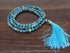 Natural Apatite Mala With 108 Prayer Beads For Mediation.  DestGlow