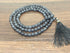 One (1) Natural 6mm Iolite Mala With 108 Prayer Beads For Mediation Iolite Jap Mala  DestGlow