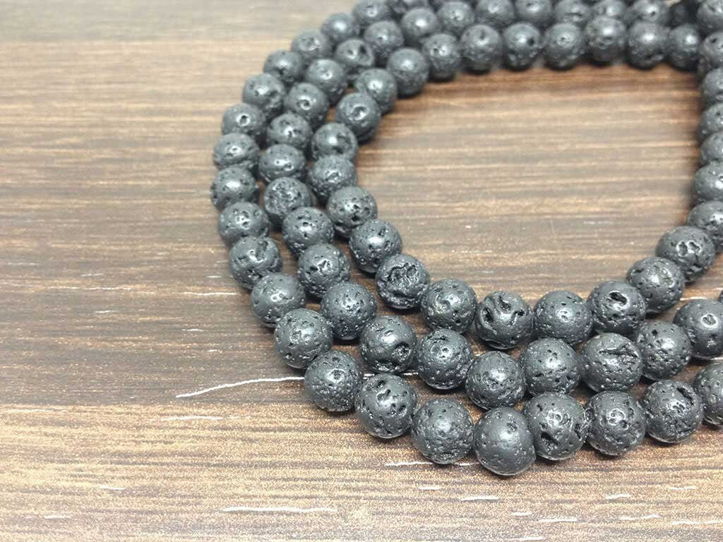 Natural Lava Mala 108 Prayer Beads Mediation Mala Jap Mala  DestGlow