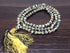 Natural Dalmatian Jasper Mala With 108 Prayer Beads.  DestGlow
