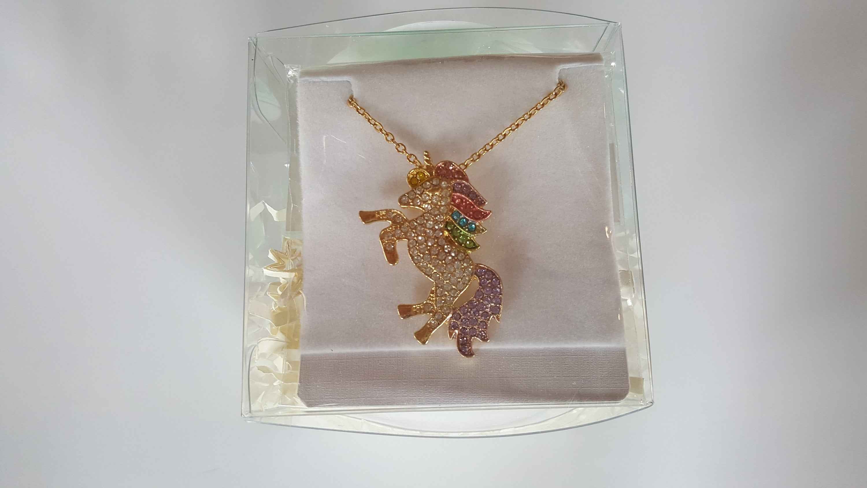 Crystal Unicorn Bath Bomb for Girls with Crystal Necklace gift, Surprise Glitter Ring, Gift Idea, Back to School, Rhinestones, rainbow