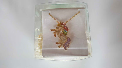 Crystal Unicorn Bath Bomb for Girls with Crystal Necklace gift, Surprise Glitter Ring, Gift Idea, Back to School, Rhinestones, rainbow