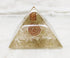 Crystal Quartz Orgone pyramid, Crystal point Pencil For Orgone Healing  DestGlow