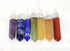 7 Chakra Pencil Pendant Set ~ Metaphysical Healing, Crystal Pencil, Crystal Grid Session  DestGlow