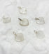 Crystal Quartz Flat Heart Pendant Stone Pendants  DestGlow